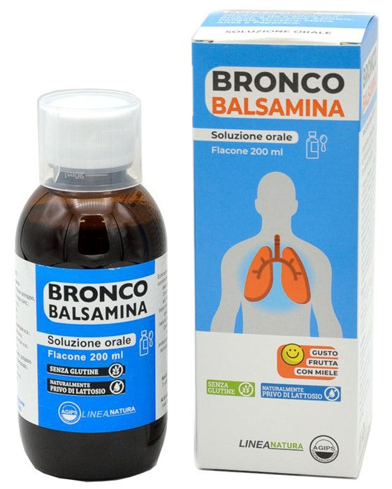 agips gowell broncobalsamina soluzione orale 200 ml gusto frutta con miele broncobalsamina