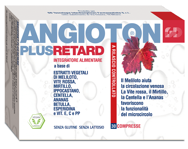 gd tecnologie angioton plus retard 30 compresse ean 8055186630345