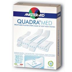 pietrasanta cerotto master aid quadra dermoattivo formati assortiti 40 pezzi master aid ean 8032956140051