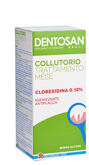 recordati otc dentosan collutorio trattamento mese 500 ml dentosan ean 8057742820177