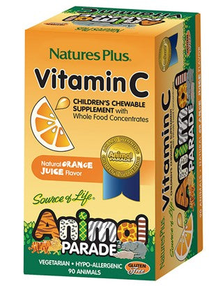 la strega animal parade vitamina c 90 compresse masticabili natures plus