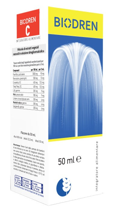 biogroup biodren c 50 ml soluzione idroalcolica biodren
