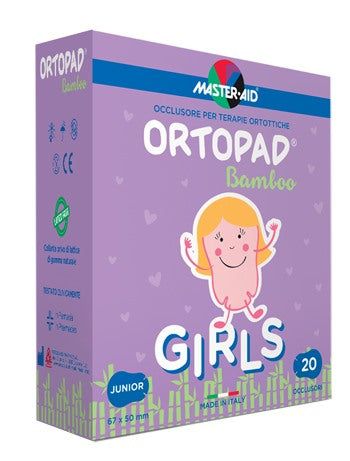 pietrasanta cerotto oculare per ortottica ortopad girls junior 5x67 20 pezzi master aid ean 8032956142208
