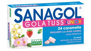 named sanagol gola tuss junior fragola 24 caramelle named ean 8051490300622