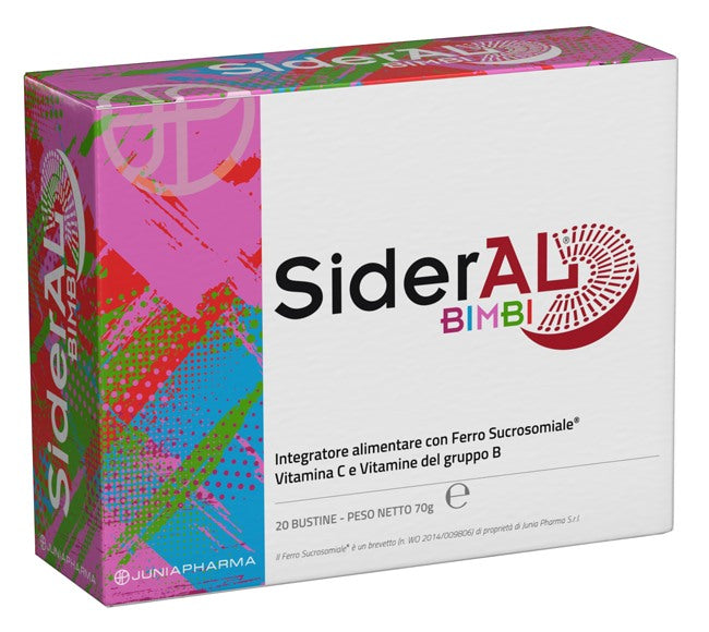 junia pharma sideral bimbi 20 bustine sideral ean 8033011160052