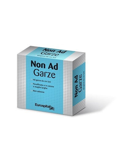 eurospital garza paraffinata non ad 5x5 cm 40 pezzi eurospital