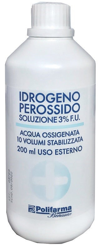 polifarma benessere perossido idrogeno 3 200 ml acqua ossigenata 10 volumi stabilizzata