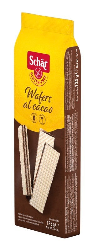 schar due schar wafers al cacao 125 g schar ean 8008698001882
