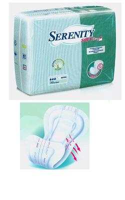 serenity pannolone per incontinenza sagomato serenity softdry aloe super 30 pezzi serenity ean 8003670988359