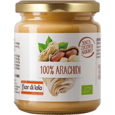 biotobio fior di loto crema 100 di arachidi tostate biotobio ean 8016323000421