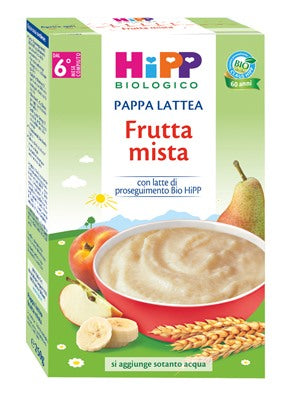 hipp italia hipp bio pappa lattea frutta mista 250 g hipp ean 4062300155695