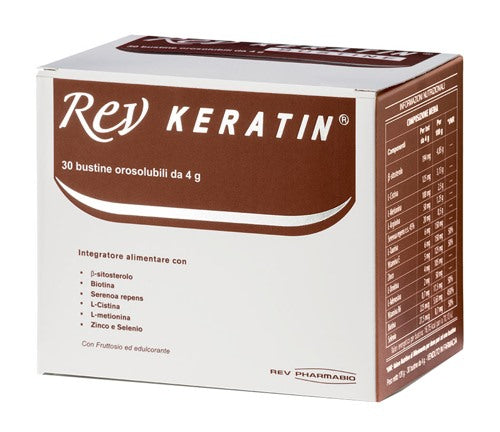 pharmabio rev keratin 30 bustine rev ean 8016527000296