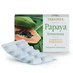 erbamea papaya fermentata 20 capsule vegetali erbamea ean 8032841636676