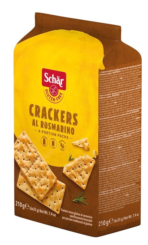 schar due schar crackers al rosmarino 6 confezioni da 35 g schar ean 8008698006412