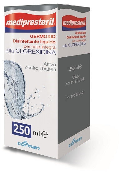 corman medipresteril germoxid disinfettante liquido cute integra alla clorexidina 250 ml medi presteril ean 8016867002035