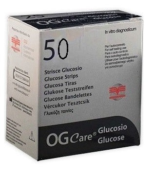 biochemical diagn strisce misurazione glicemia ogcare 50 pezzi biochemical ean 8032937231068