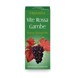 erbamea vite rossa gambe gocce biologiche 100 ml erbamea ean 8032841638717