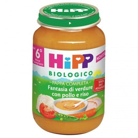 hipp hipp bio pappa pronta fantas verd pollo riso 190 g hipp ean 4062300219816