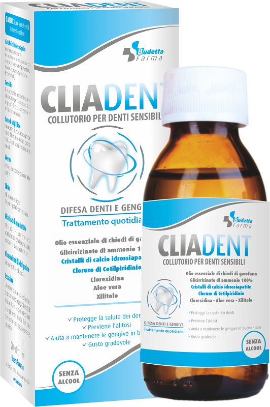 budetta farma cliadent collutorio denti sensibili 200 ml cliadent