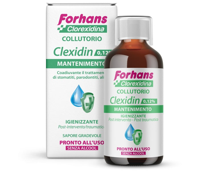uragme forhans collutorio con clorexidina 012 clexidin senza alcool 200 ml forhans ean 8002185072584
