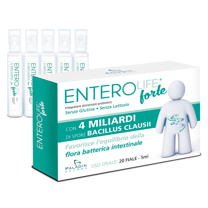 paladin pharma enterolife forte 4 miliardi 20 fiale da 5 ml ean 8052049550062