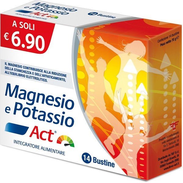 ff magnesio e potassio act 14 bustine ff ean 8030936400164