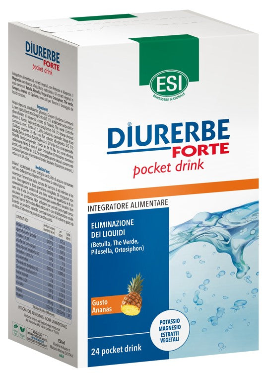 esi esi diurerbe forte pocket drink ananas 24 x 20 ml diurerbe ean 8008843128273