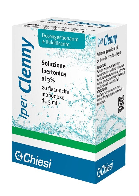 chiesi ch iper clenny soluzione ipertonica monodose 20 flaconi 5 ml clenny ean 8025153002130