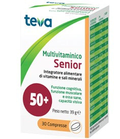 teva italia ch multivitaminico senior teva 30 compresse 39 g teva
