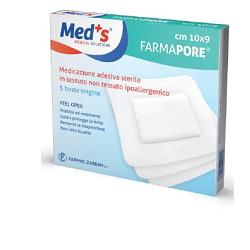 farmac zabban medicazione adesiva meds 10x9 cm 5 pezzi meds ean 8000246004468