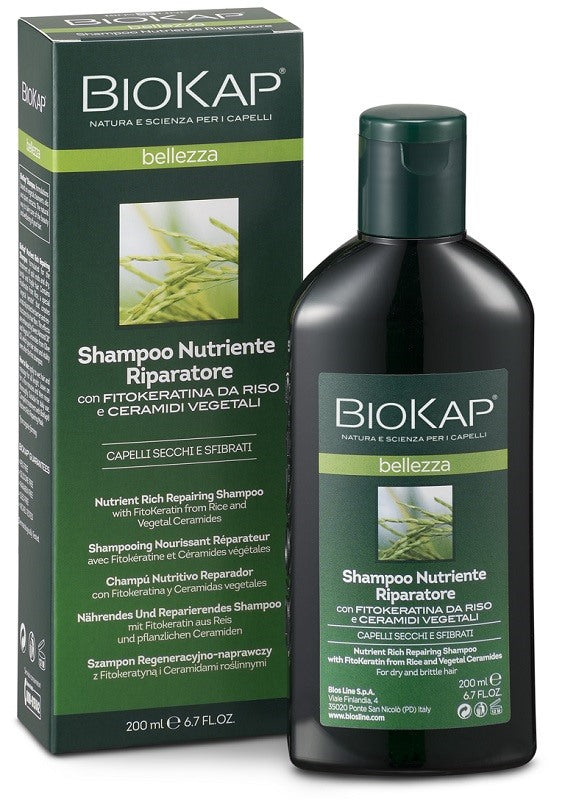 bios line biokap bellezza shampoo nutrienteriparatore 200 ml biosline biokap ean 8030243008510