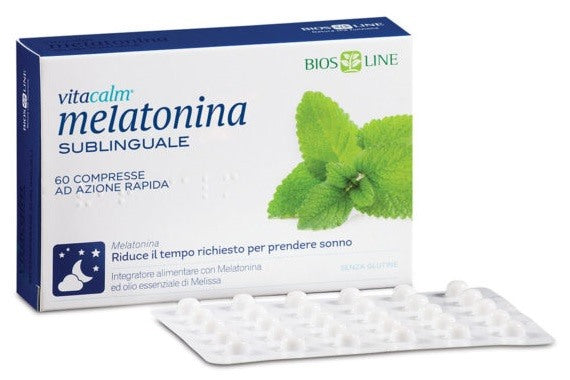 bios line bios line vitacalm melatonina sublinguale 60 compresse 1 mg vitacalm ean 8030243008718