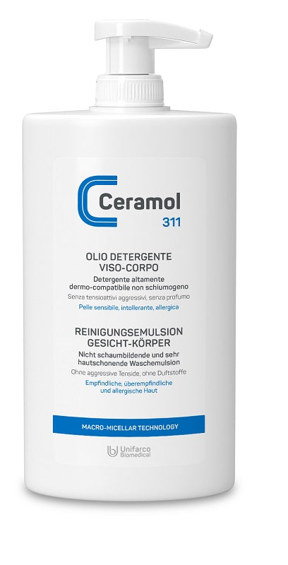 unifarco ceramol 311 olio detergente visocorpo 400 ml unifarco ean 8029408008076
