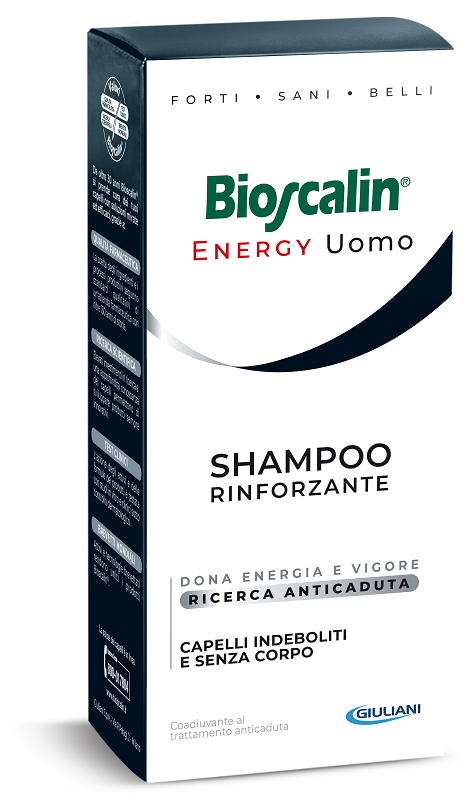 giuliani bioscalin energy shampoo rinforzante 200 ml bioscalin