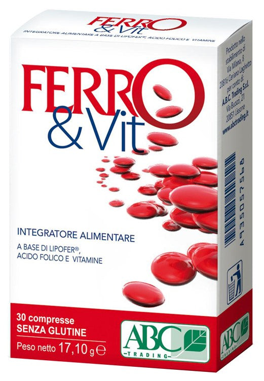 abc trading ferrovit 30 compresse abc trading ean 8059692670215