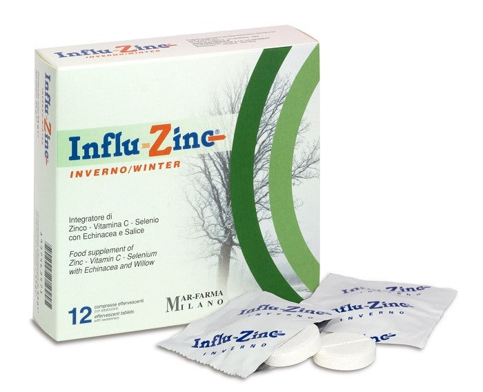 mar farma influzinc inverno 12 compresse effervescenti mar farma ean 8023496011451