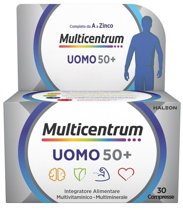 haleon italy multicentrum uomo 50 30 compresse multicentrum ean 8058697280351