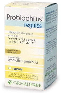 farmaderbe probiophilus regulas 30 capsule farmaderbe ean 8058456780603