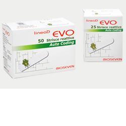 bioseven diagn strisce misurazione glicemia linea d evo 25 pezzi linea d