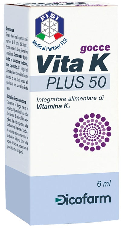 dicofarm vita k plus 50 gocce 6 ml dicofarm