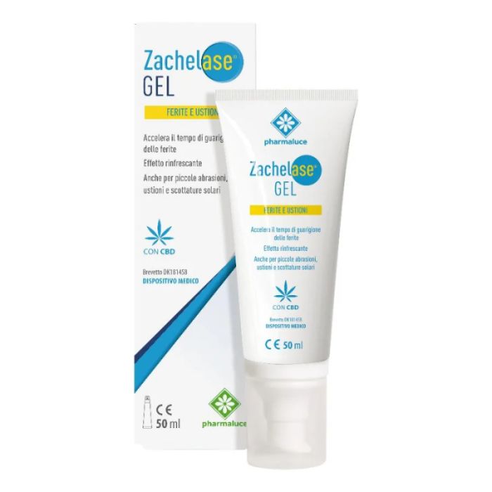 Gel Zachelase pour les blessures et les brûlures avec CBD 50 ml
