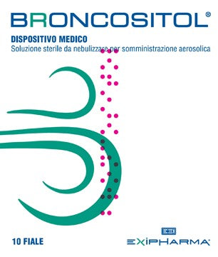 exipharma broncositol soluzione sterile da nebulizzare per somministrazione aerosolica 10 fiale 3 ml exipharma