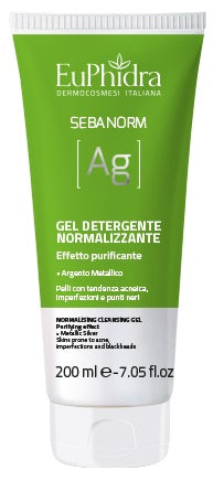 zeta farmaceutici euphidra sebanorm ag gel detergente 200 ml euphidra ean 8056772634860