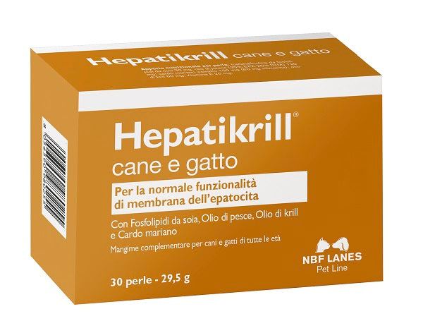 nbf lanes vet hepatikrill cani e gatti blister 30 perle n b f lanes ean 8056590980255