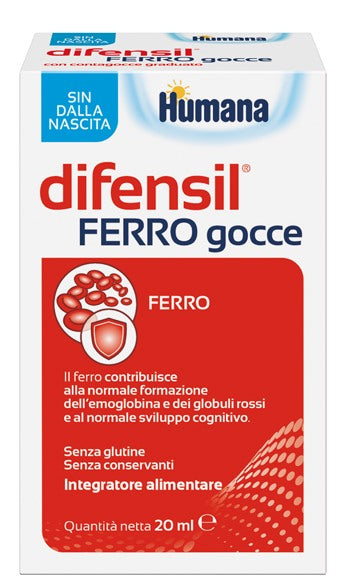 humana italia difensil ferro gocce 20 ml difensil ean 8031575650989