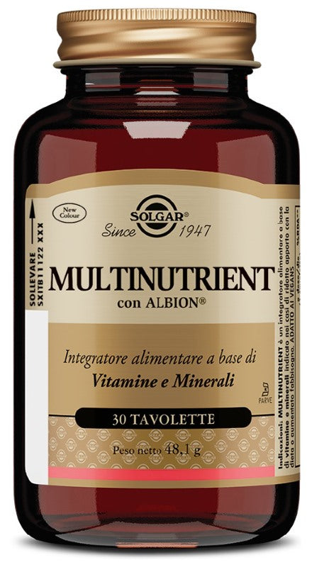 solgar italia multinutrient 30 tavolette solgar ean 0033984014336