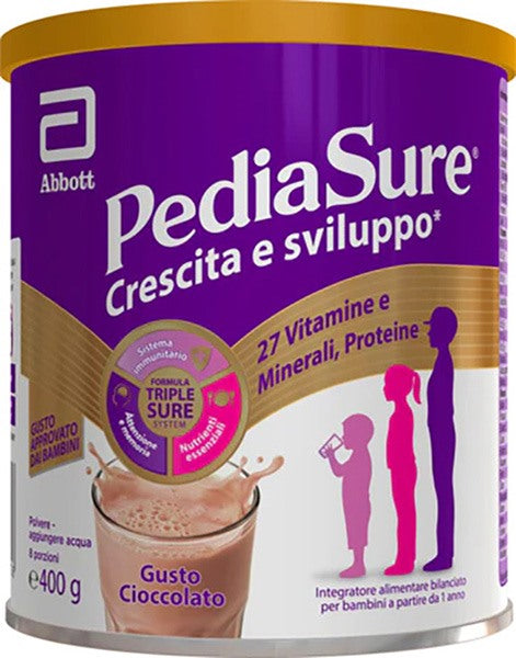 abbott pediasure crescitasviluppo cioccolato 850 g pediasure ean 8388766551878