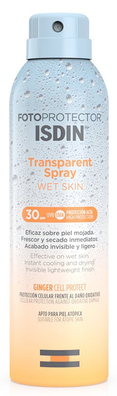 isdin fotoprotector trasparent wet spf30 250 ml isdin ean 8429420189430
