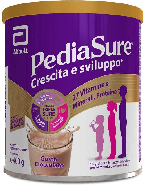 abbott pediasure crescitasviluppo cioccolato 400 g pediasure ean 8710428017536