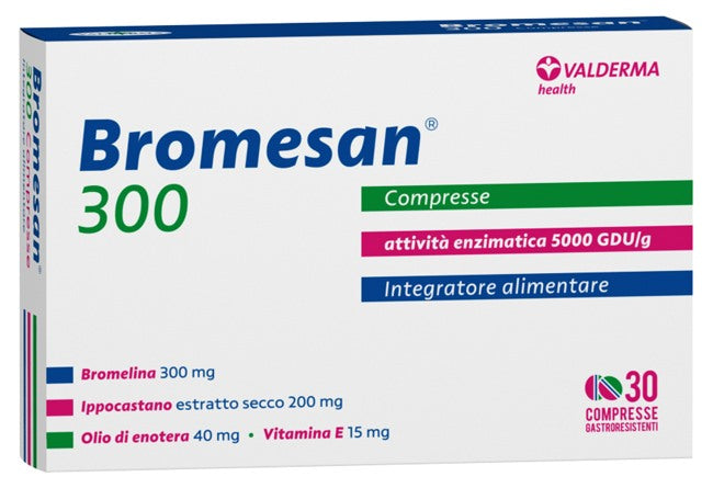 valderma bromesan 300 30 compresse gastroresistenti valderma